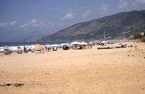 Ein kleiner Teil des Strandes von Palinuro.